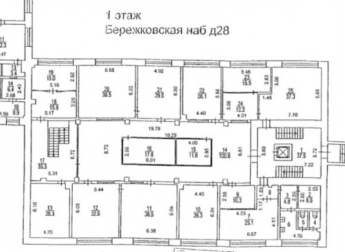 Помещение 1644 м2 Административное здание Лофт на Бережковской – фото объекта