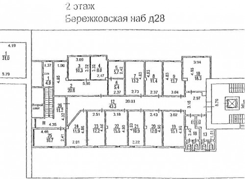 Помещение 1644 м2 Административное здание Лофт на Бережковской – фото объекта